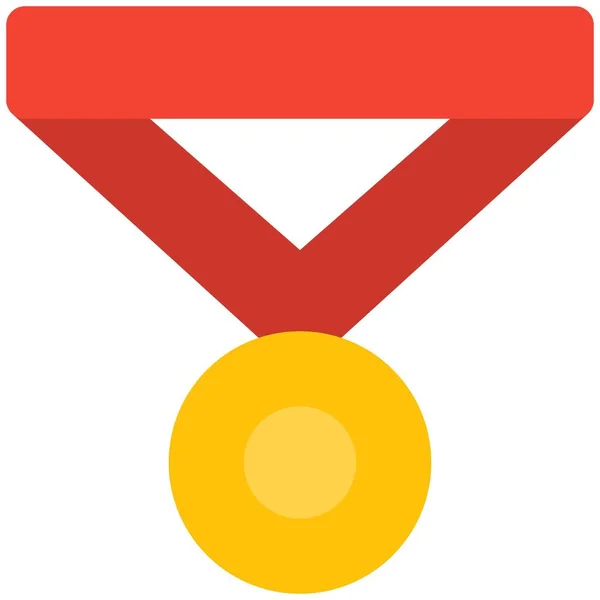 Medalla Honor Deportes Por Logro — Vector de stock