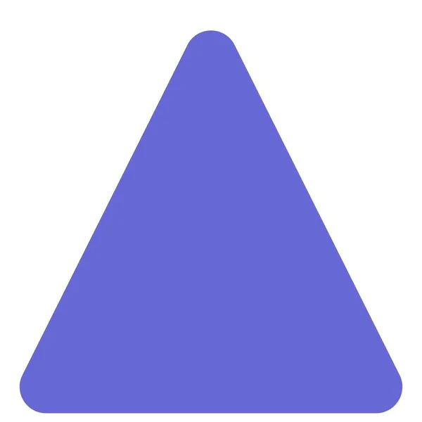 Symbole Triangle Enseignement Pour Les Vêtements Couleur Blanche — Image vectorielle