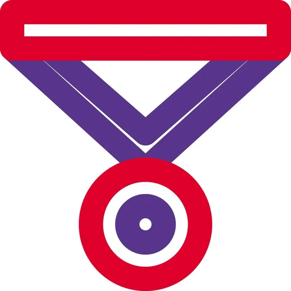 Medal Honor Sporcie Osiągnięcie — Wektor stockowy