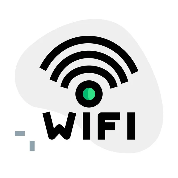 Free Wireless Internet Facility Tourist Hotel — Stock Vector