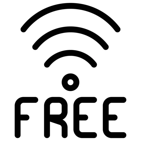 Wifi Gratuit Disponible Dans Restaurant Les Clubs — Image vectorielle