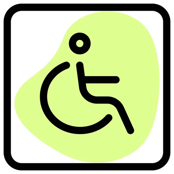 Sección Discapacidad Para Forma Física Con Discapacidad — Archivo Imágenes Vectoriales