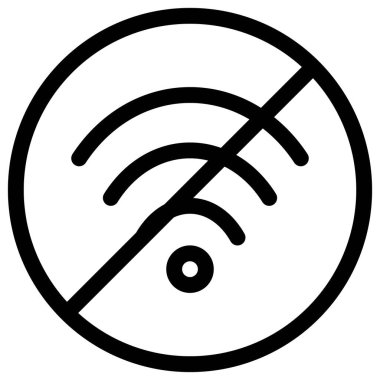 Belirli bir alanda kablosuz internet bağlantısı yok