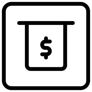 Bir karayolu yön ve navigasyon üzerindeki ATM konumu