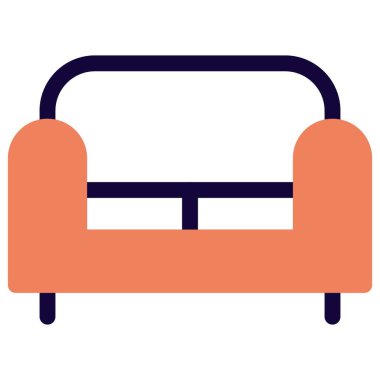 Otelin oturma odası için birinci sınıf kanepe.