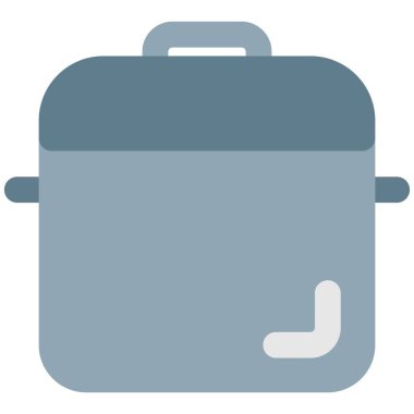 Kapaklı ve saplı büyük kap