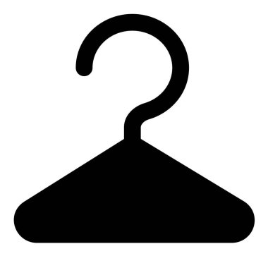 Otel odasında asılı duran kumaşlar için fazladan askı.