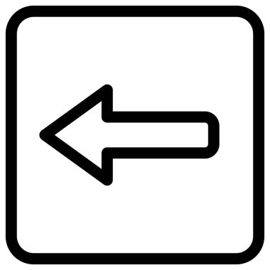 Trafiğin seyrüsefer için sol Ok yönü