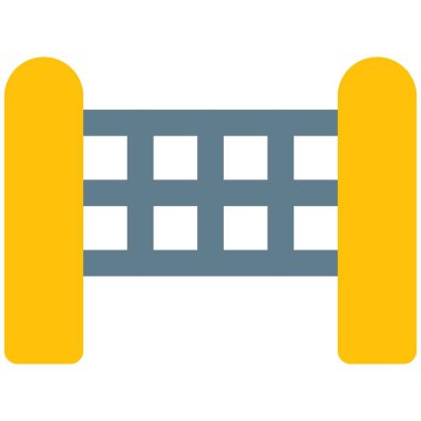 Voleybol ve badminton için çoklu spor ağı