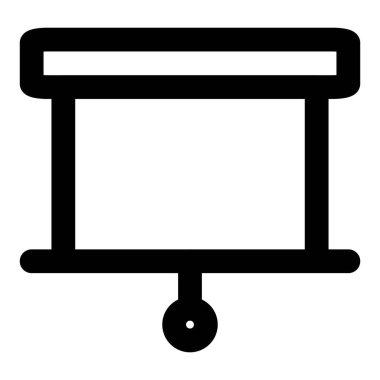 Akıllı okul için bir ekranda sunum