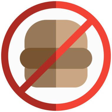 Belirli bir yerde dışarıdan yemek yemek yasak.