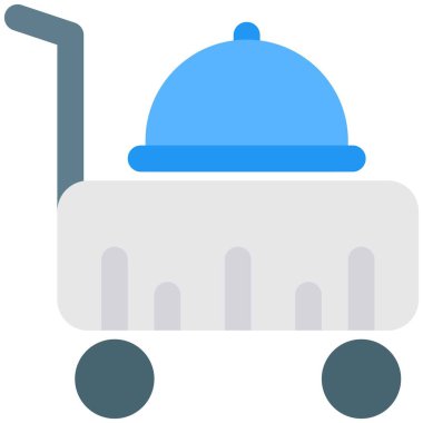 Otel vagonunda kubbe kapaklı yemek servisi