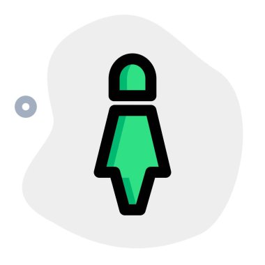 Çamaşırhanede çalışan kadın müşteri.