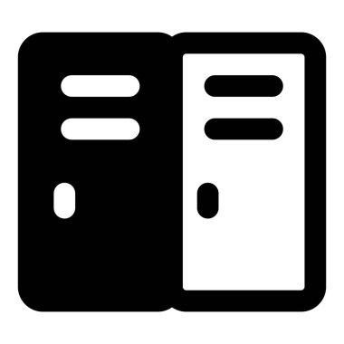 Okul kişisel eşyaları ve soyunma odası düzeni.