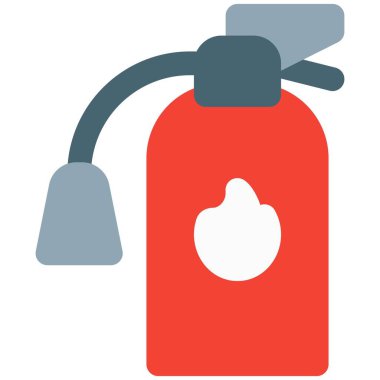 Yangın söndürücü ve köpüklü sprey. Acil durumlarda kullanılacak.