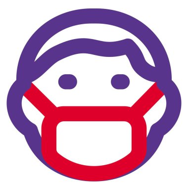 Hava hastalıklarından korunmak için maske takan adam.