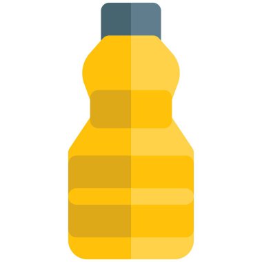 Evcil hayvan şişesinde yağ pişirmek.