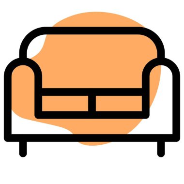 Otelin oturma odası için birinci sınıf kanepe.