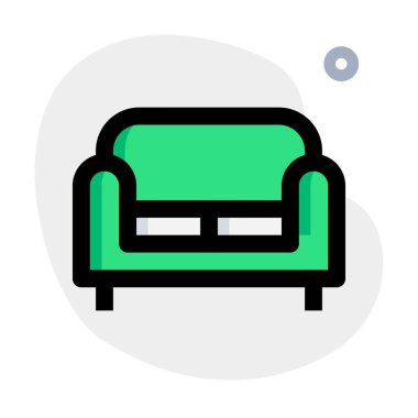 Otelin oturma odası için birinci sınıf kanepe.