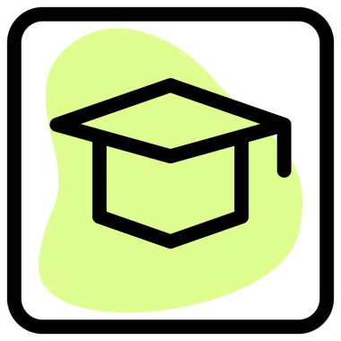 Bir yoldaki öğrenci navigasyonu için üniversite logosu