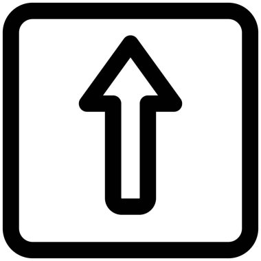 İlerideki şeritte ok yönünde ilerleyin.