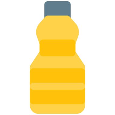 Evcil hayvan şişesinde yağ pişirmek.