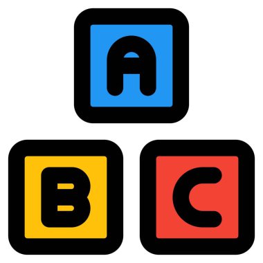 Anaokulunda kullanılan alfabe blokları