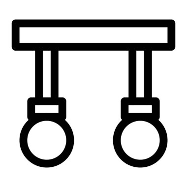 Jimnastik ve diğer spor programları için atlet yüzüğü