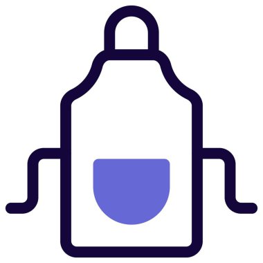 Karışıklığı önlemek için şef üniforması olarak önlük.