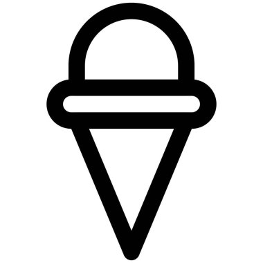 Lokantada koni şeklinde yumuşak dondurma var.