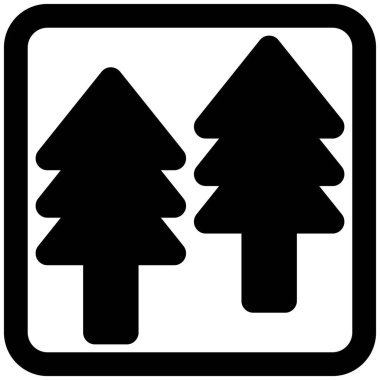 Orman ağaçları yolda bir uyarı niteliğinde.