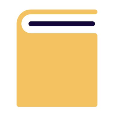 Yerleşim içinde bohça bölümleri olan edebiyat kitabı