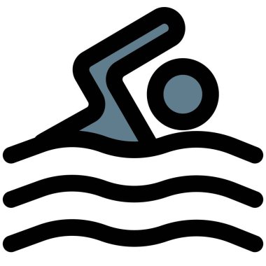 Olimpik bir su sporları düzeni olarak yüzmek