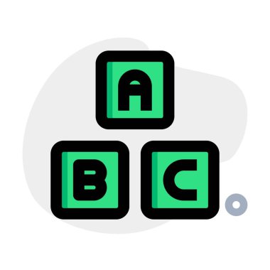 Anaokulunda kullanılan alfabe blokları