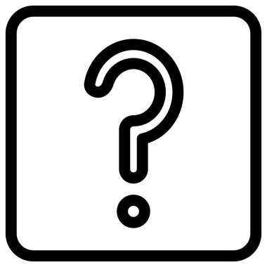 Yardım ve sorgulamalar için soru işareti