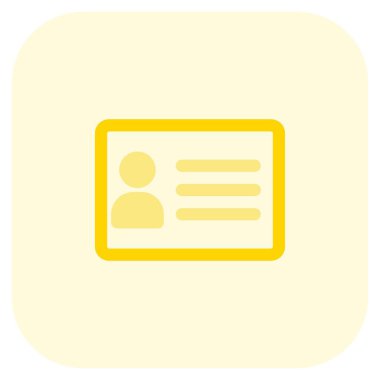 Otel çalışanı ve çalışanları için verilen kimlik kartı