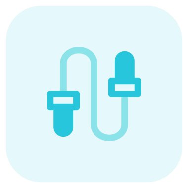 Zıplama halatları spor için anaerobik egzersiz olarak kullanılıyor.