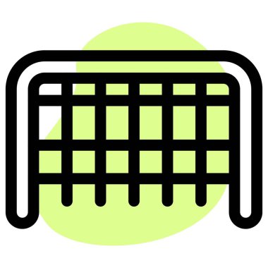 Büyük oyun için antrenman için gol ağı