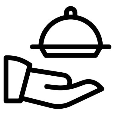 Oda servisi ve otel personeli tarafından servis edilen yemekler.