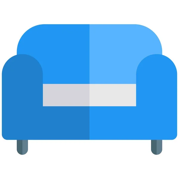 Premium Couch Für Die Hotel Sitzecke — Stockvektor