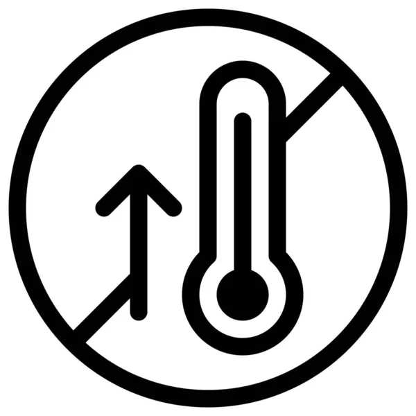 Korona Pokyn Pro Kontrolu Teploty Zákazníka — Stockový vektor