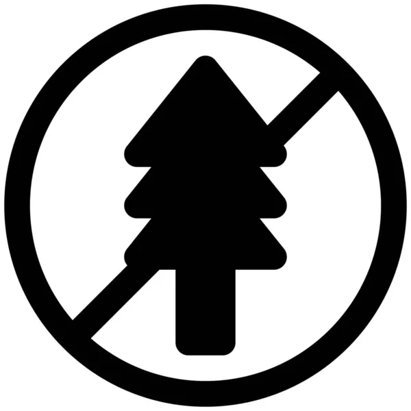 Desflorestação Corte Plantas Proibidas Pelo Governo — Vetor de Stock