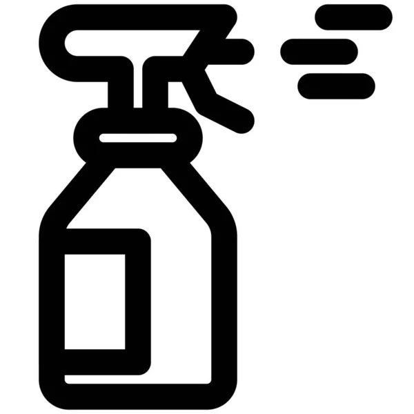 Fragrância Spray Ambientador Usado Roupa Serviço — Vetor de Stock