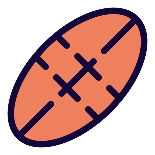 Rugby Als Sportereignis Der American Football League — Stockvektor