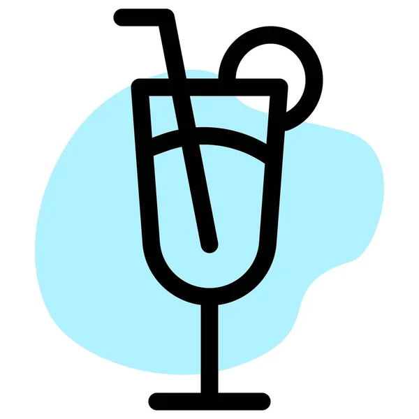 Bebidas Con Sabor Limonada Restaurante — Vector de stock