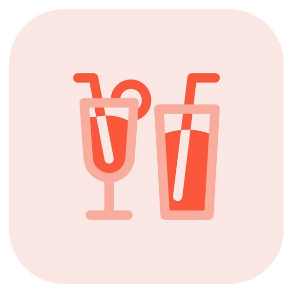 Bebidas Soda Dulce Restaurante Disponible Múltiples Variedades — Vector de stock