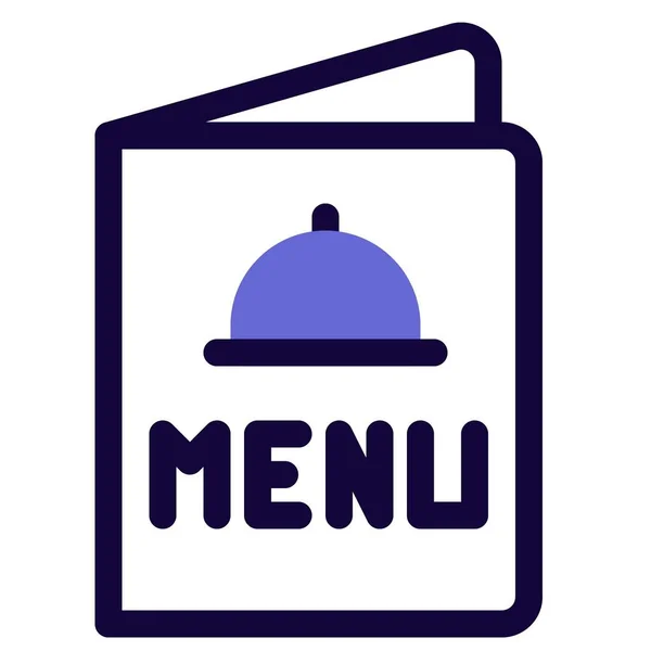 Τρόφιμα Μενού Στο Εστιατόριο Κύρια Πιάτα — Διανυσματικό Αρχείο