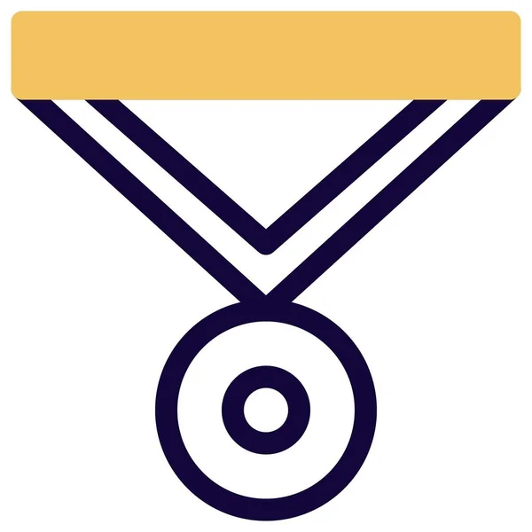 Medal Honor Sporcie Osiągnięcie — Wektor stockowy