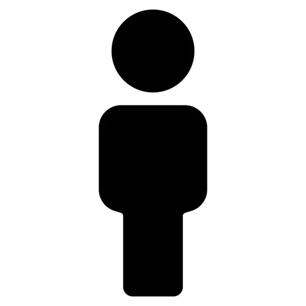 Мужской Туалетный Знак Логотипом Stickman — стоковый вектор