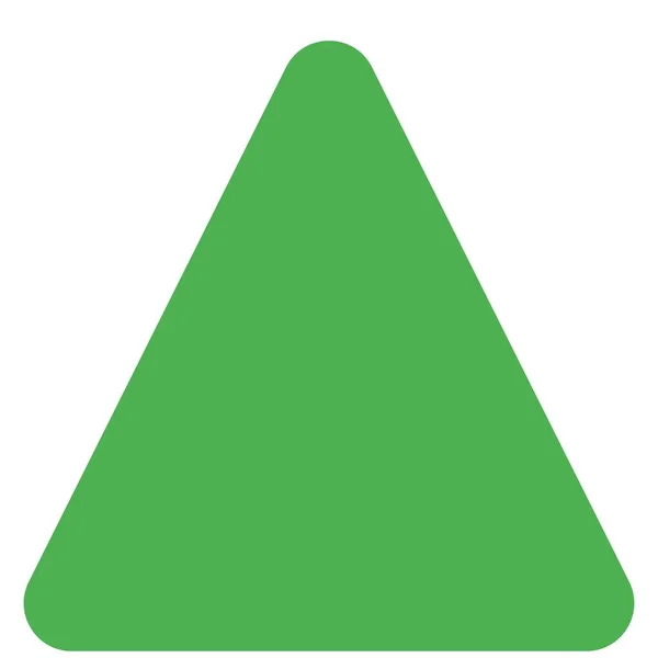 Lehre Dreieck Symbol Für Kleidung Weiß Der Farbe — Stockvektor